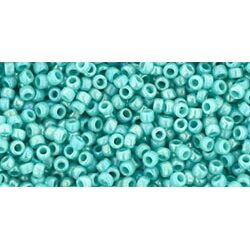 חרוזים, Toho 15/0 Japanese Seed Beads TR-15-413 כחול טורקיז אטום