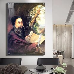 5406 – ציור של רבי שמעון בר יוחאי מתפלל במערה