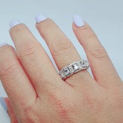 טבעת כסף “פרינס”