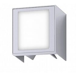 מנורת קיר LED 9W לבן מוגן מים