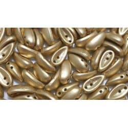 חרוזים צ’ילי, Chilli Beads GBCH-111 Matte Metallic Gold 4X11 MM