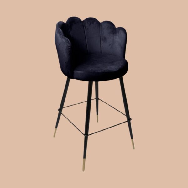 כיסא בר דגם “קונכייה”