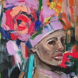 ציור מקורי אישה קובנית