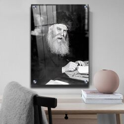 304 – תמונה של אדמו”ר הריי”ץ רבי יוסף יצחק שניאורסון בשחור לבן