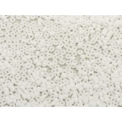 חרוזים, Miyuki Japanese Seed Beads 11/0 402F White Opaque Matted