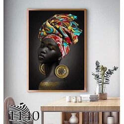 תמונת מלכת השבט האפריקאי