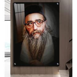 4150 – תמונה מיוחדת של של הרב יאשיהו פינטו להדפסה על קנבס עם/בלי מסגרת או זכוכית מחוסמת