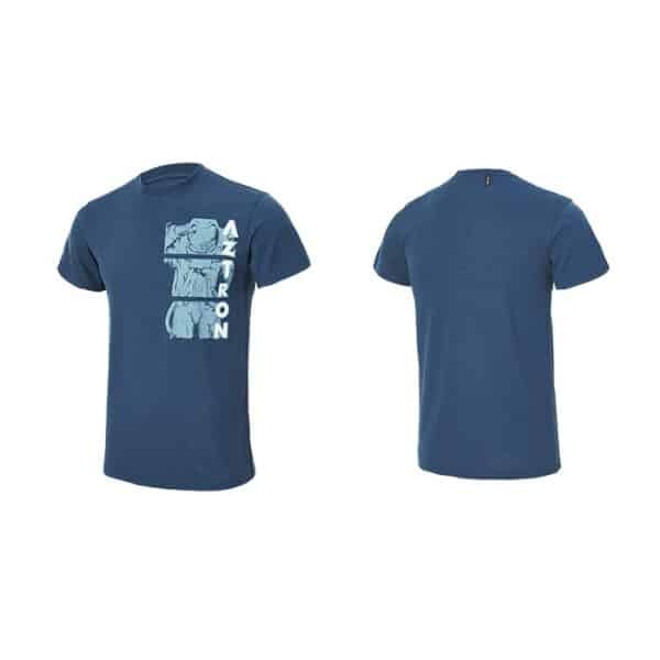 חולצת טי שירט אזטרון כחול Aztron T-shirt