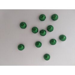 חרוזים צ’כי קבוצון, Two hole Cabochon Beads 7mm 396-06-77059 Saturated Metallic Kale