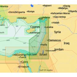 כרטיס מפה C-MAP מסוג Max-N – חופי ישראל