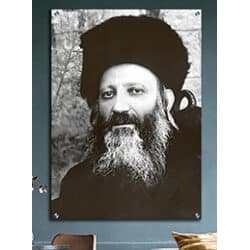 1377 – תמונה מיוחדת של הרב קוק בשחור לבן להדפסה על קנבס או זכוכית מחוסמת
