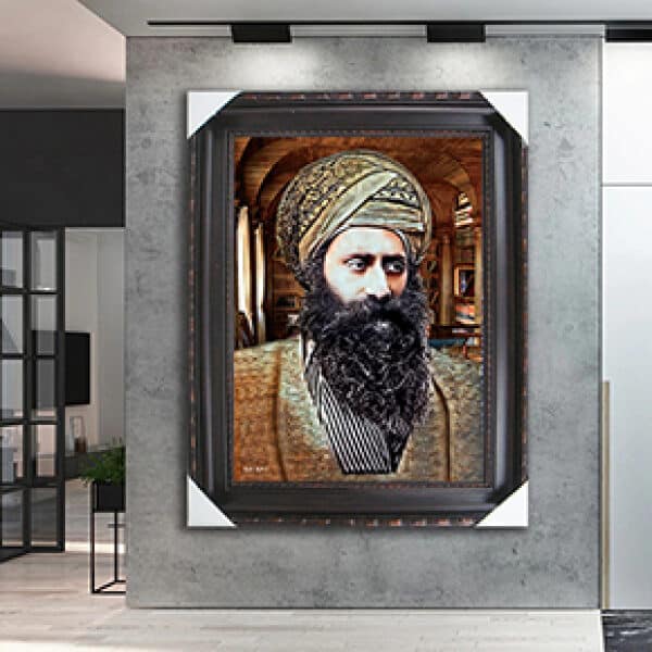 1477 – ציור מעוצב של הבן איש חי על קנבס או זכוכית מחוסמת