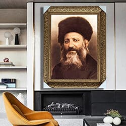 1372 – צילום מיוחד ואיכותי של הרב קוק על קנבס או זכוכית מחוסמת