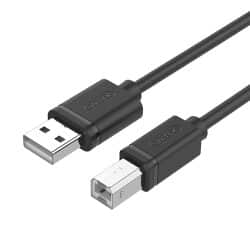 כבל 1m, USB2.0 A Male to B Male  UNITEK