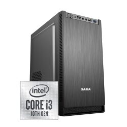 מחשב נייח הכולל מעבד Intel Core i3-10105, זכרון 8GB, כונן 256GB SSD, לוח Asus,