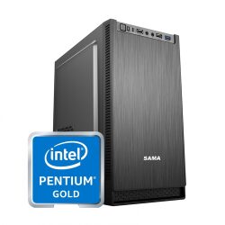 מחשב נייח הכולל מעבד Intel Pentium G6405, זכרון 8GB, כונן 256GB SSD, לוח Asus,