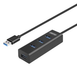 מפצל USB3.0 4-Port Hub UNITEK