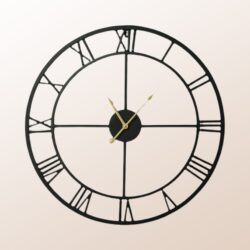 שעון דגם ״שחר״ שחור קוטר 60 ס״מ
