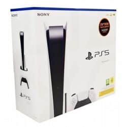 קונסולה סוני Sony PlayStation 5 (PS5) – גרסת Blu-Ray – אחריות יבואן רשמי ישפאר