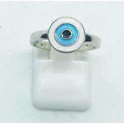 טבעת כסף 925 עין