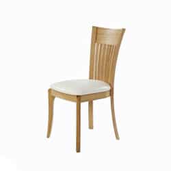 כיסא לפינת אוכל – ריפוד דמוי עור עם עץ אלון – דגם ויקטורי