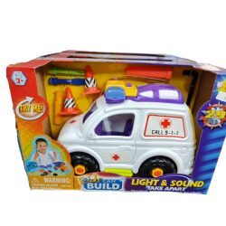 צעצוע רכב אמבולנס כולל אורות וקולות
