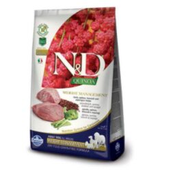 מזון כלבים N&D נטורל אנד דלישס קינואה וכבש לבעיות השמנה 2.5 ק”ג