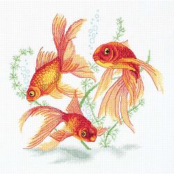ערכה לרקמת איקסים “דג זהב”