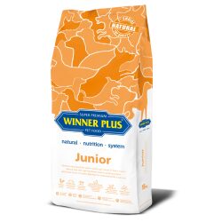 ווינר פלוס ג’וניור מזון לגורי כלבים עוף ואורז 3 ק”ג Winner Plus