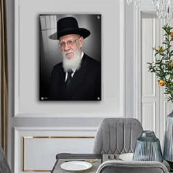 5301 – תמונה של הרב שלום כהן – חכם שלום להדפסה על קנבס או זכוכית