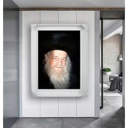 5699 – תמונה של הרב שמואל הלוי וואזנר על קנבס או זכוכית מחוסמת