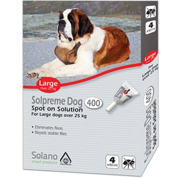 סולאנו סולפרים אמפולות נגד פרעושים לכלבים במשקל 25-40 ק”ג Solano