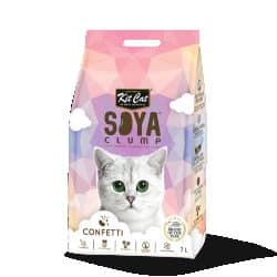 חול סויה מתגבש בניחוחות לבחירה 7 ליטר Kit cat