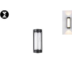 מנורת קיר מוגן מים בשחור ולבן דגם מוזה אפ דאון