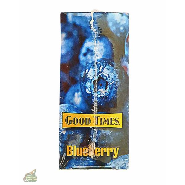 מארז עלי טבק בלנט מוכנים בטעם אוכמניות חברת גוד טיימס דגם Flat Wrap Blueberry