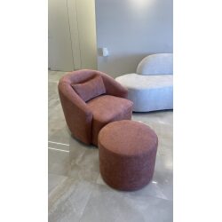 כורסא + הדום צבע חמרה