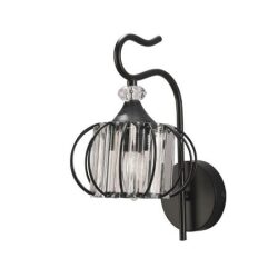 מנורת קיר דגם רימון בזהב ושחור
