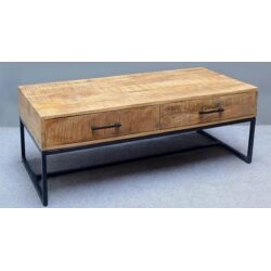 שולחן סלון עץ טבעי מנגו