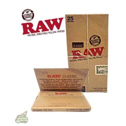מארז ניירות גלגול RAW רחב | Raw Classic 1 1/2 Size