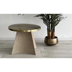 שולחן צד דנמרק עגול מתרחב