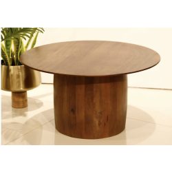 שולחן סלון עץ כהה