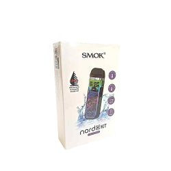סיגריה אלקטרונית רב פעמית דגם NORD X KIT צבע נוזל כחול חברת SMOKE