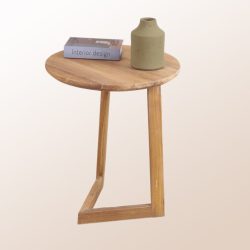 שולחן צד / נשכן מעץ טיק