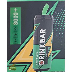 סיגריה אלקטרונית דרינק בר 8000 שאיפות טעם מנטה Drink Bar
