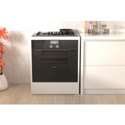 ארון שירות לתנור בנוי וכיריים בצבע לבן דגם אתרוג