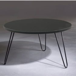 שולחן סלון עגול רגלי סיכה דגם שרי במבחר צבעים