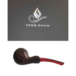 פייפ בעיצוב יוקרתי חום כהה מחוספס חברת Feng Shun דגם Exclusive Pipe