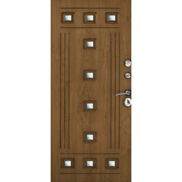 טפט לדלת. ציפוי מגנטי לדלת כניסה דגם נוי, דמוי עץ ומעל חלונות מרובעים