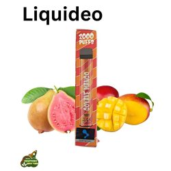 סיגריה אלקטרונית טעם מנגו גויאבה 2000 שאיפות חברת Liquideo