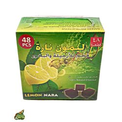 גחלים לנרגילה לימון טבעי חברת NARA